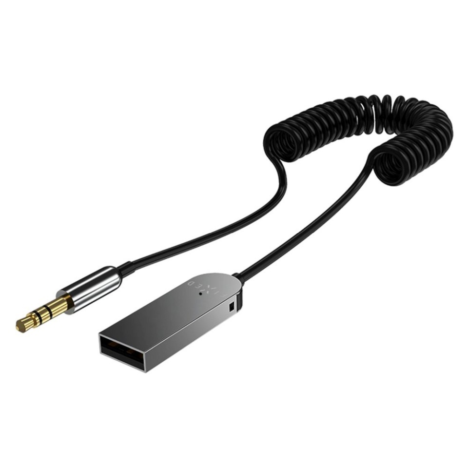 Adaptor Audio Bluetooth 5.3 FIXED Signal cu Microfon Sunet HD Jack 3.5mm, Gri - 2 | YEO