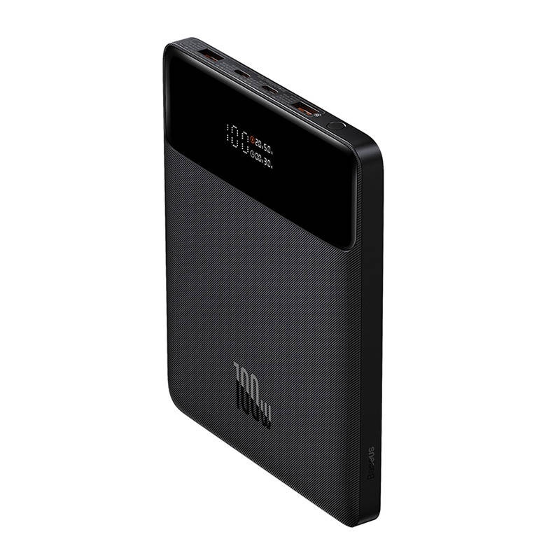Baterie Externa 100W, 2x USB, 2x Type-C, 20.000mAh, Cablu Type-C inclus, Baseus Power Bank Blade, Negru - 1 | YEO
