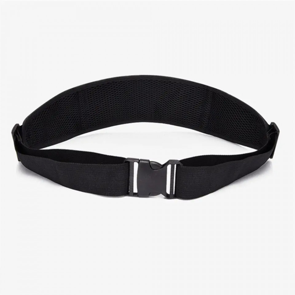 Borseta sport cu fermoar, ajustabila, Unisex, Techsuit (CWB3) - Negru - 1 | YEO