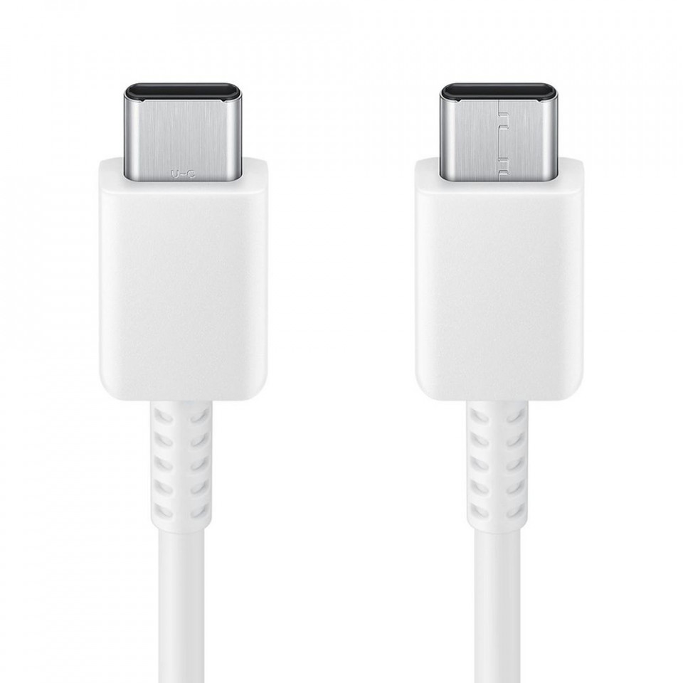 Cablu de Date Type-C la Type-C Fast Charging 3A, 1.8m - Samsung (EP-DX310JWE) - White (Bulk Packing)