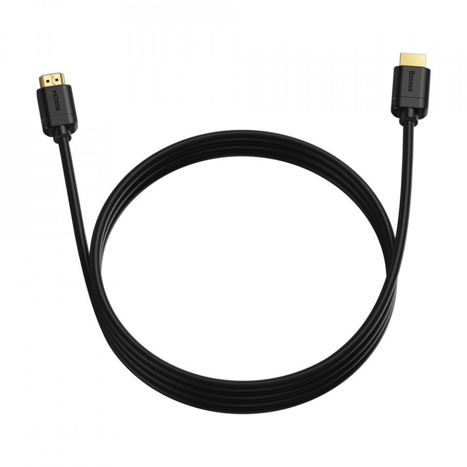 Cablue video HDMI la HDMI, 3m, Baseus (CAKGQ-C01) - Negru - 2 | YEO