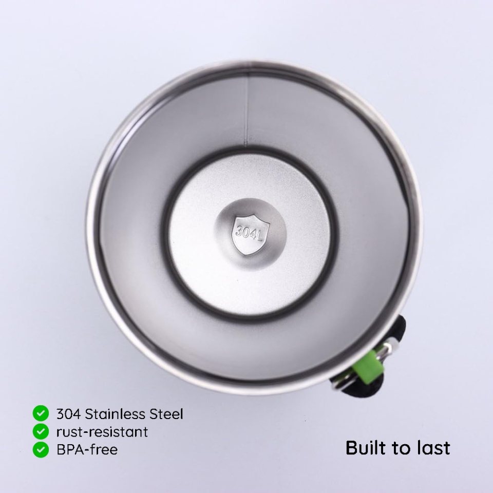 Cana termos, Cu pai, BPA-FREE, Rezistent la rugina si la scurgeri, Reutilizabil, Bauturi calde si reci, Pentru apa, ceai sau cafea, smoothie si multe altele, Otel inoxidabil, 710ml, THM7 - Fucsia - 3 | YEO