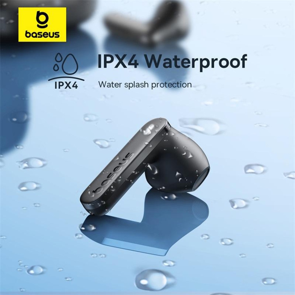 Casti Bluetooth Wireless, Baseus Wireless Earbuds Bowie E16, Casti fara Fir, Bluetooth 5.3, TWS, USB-C, cu dock de incarcare, Rezistente la Praf IPX4, Roz - 2 | YEO
