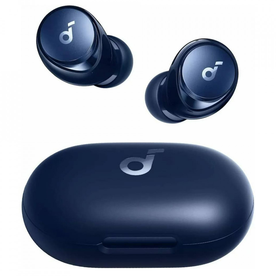 Casti In-Ear Bluetooth 5.2, ANC, Hi-Res, Wireless incarcare Type-C, Anker SoundCore Space A40, Albastru