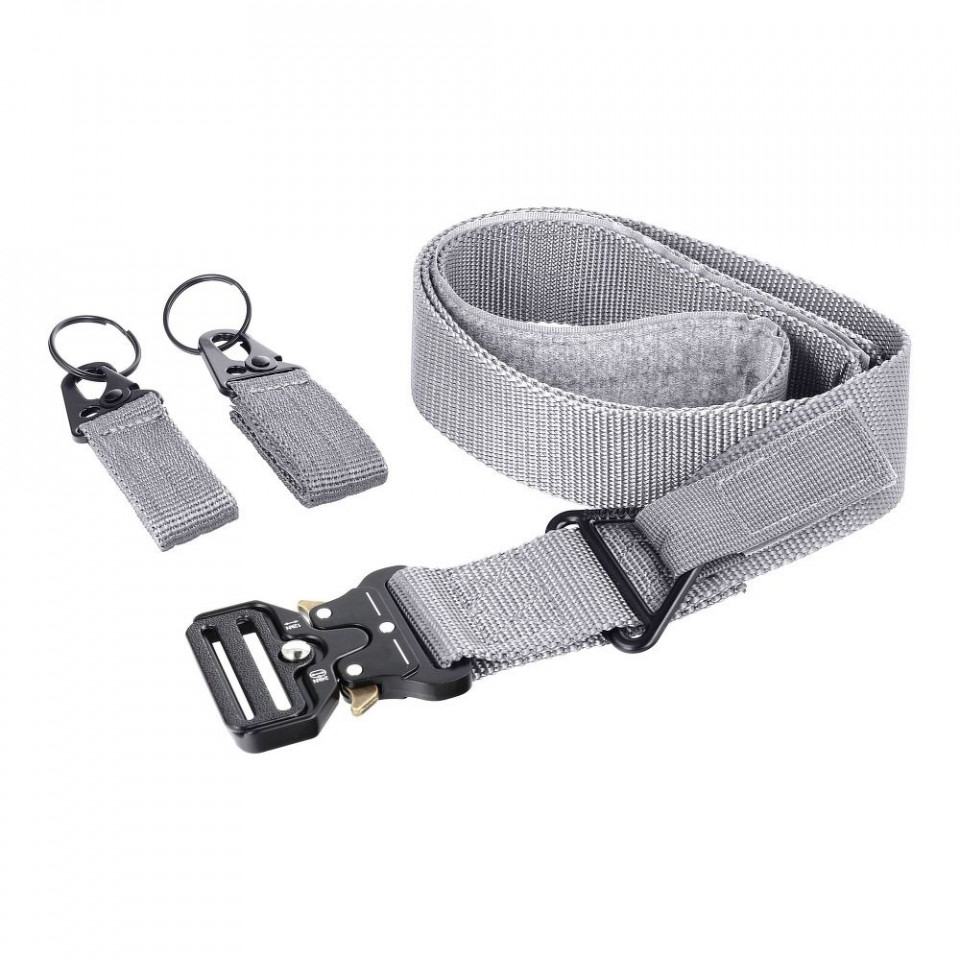 Centrua barbati cu prindere metalica, Tactical - Gri - 4 | YEO