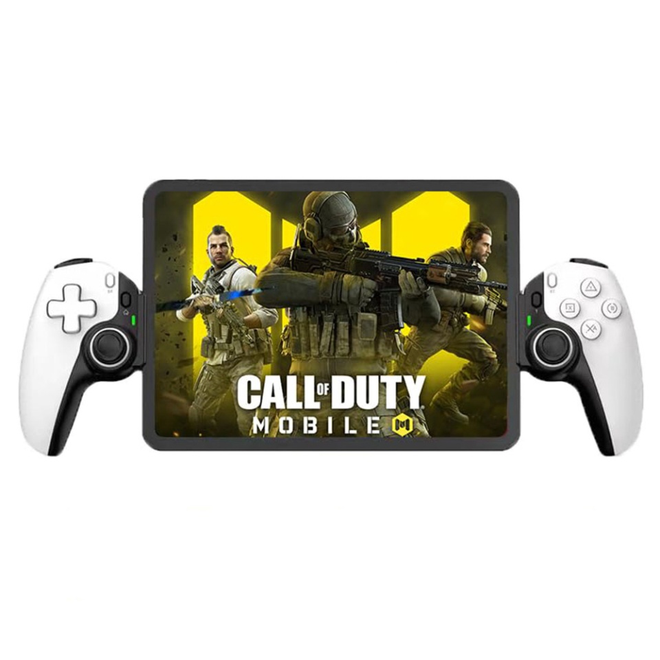 Controller Wireless Bluetooth 5.2 Universal, Compatibil Android/iOS/PS4/Switch, BSP-D9, set cu sticker, Negru;alb