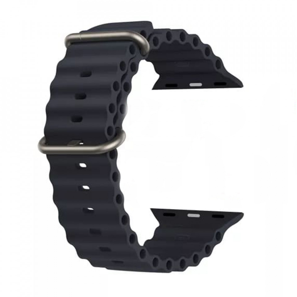 Curea Apple Watch (38 mm / 40 mm / 41 mm), Techsuit W038 - Negru - 3 | YEO