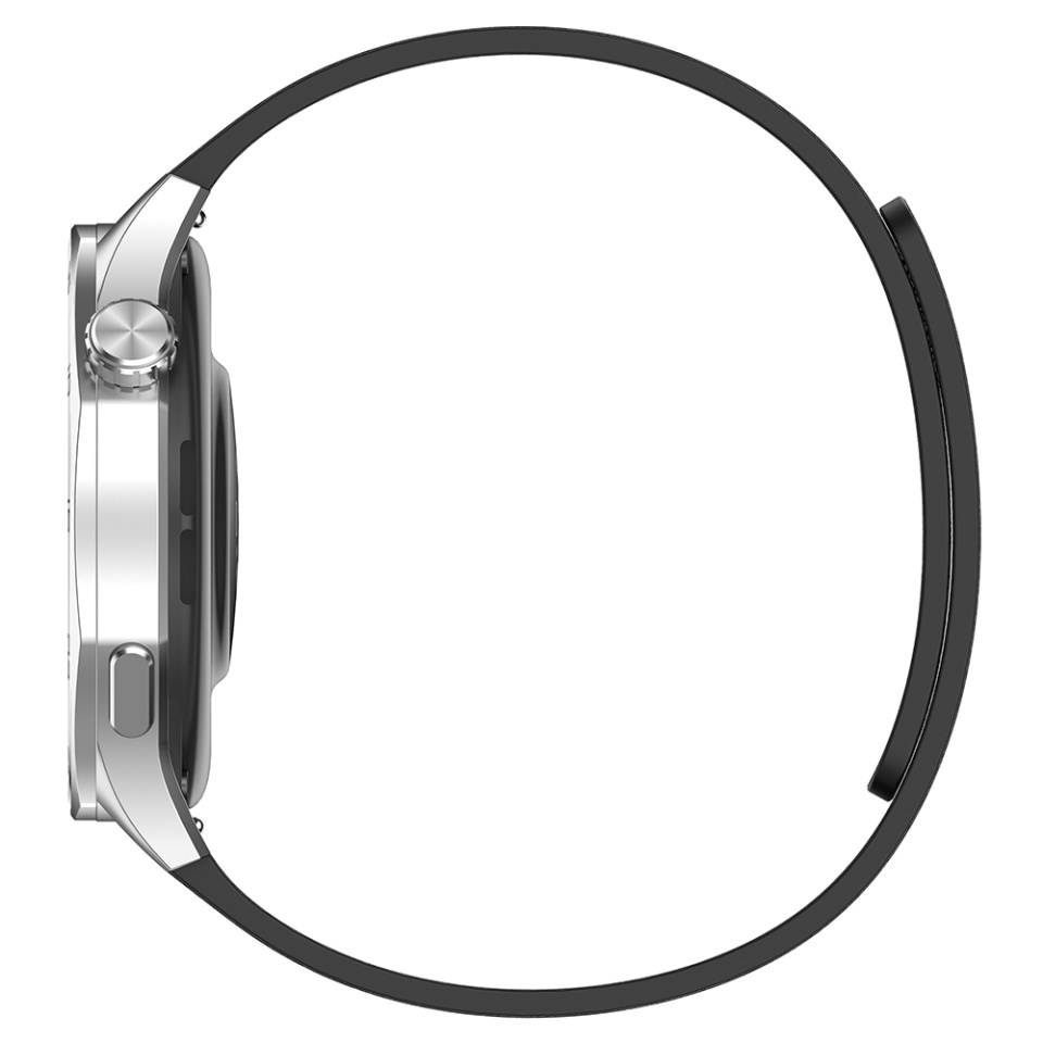 Curea pentru Smart Watch din Silicon, 22mm, Ajustabila, Premium, W074, Bej / portocaliu - 3 | YEO