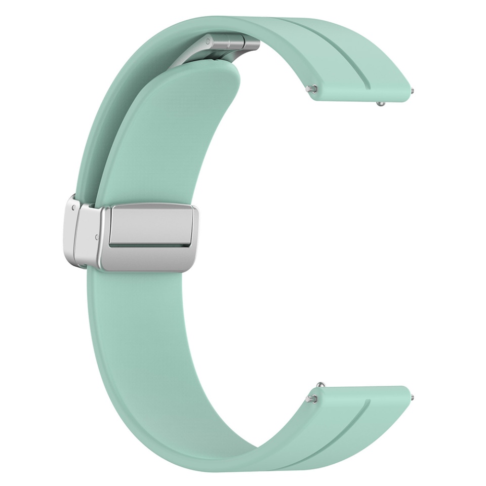 Curea Slicon pentru Huawei Watch GT 2 (46mm)/GT 2 Pro/GT 3 Pro (46mm)/Ultimate, Xiaomi Watch S1, Catarama Magnetica, 22mm, SKDR BandPro W011 - Verde
