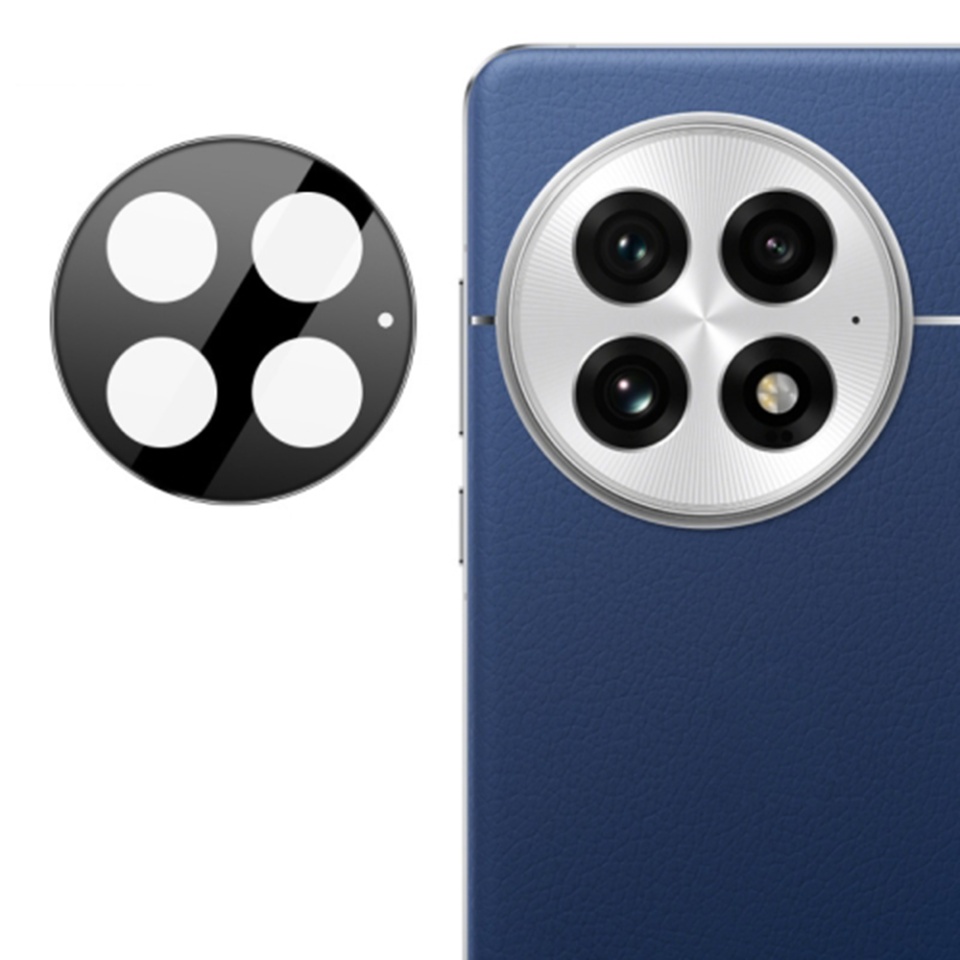 Folie camera pentru OnePlus 13, SKYDDAR INNOVATION, Camera Glass Negru, set cu sticker