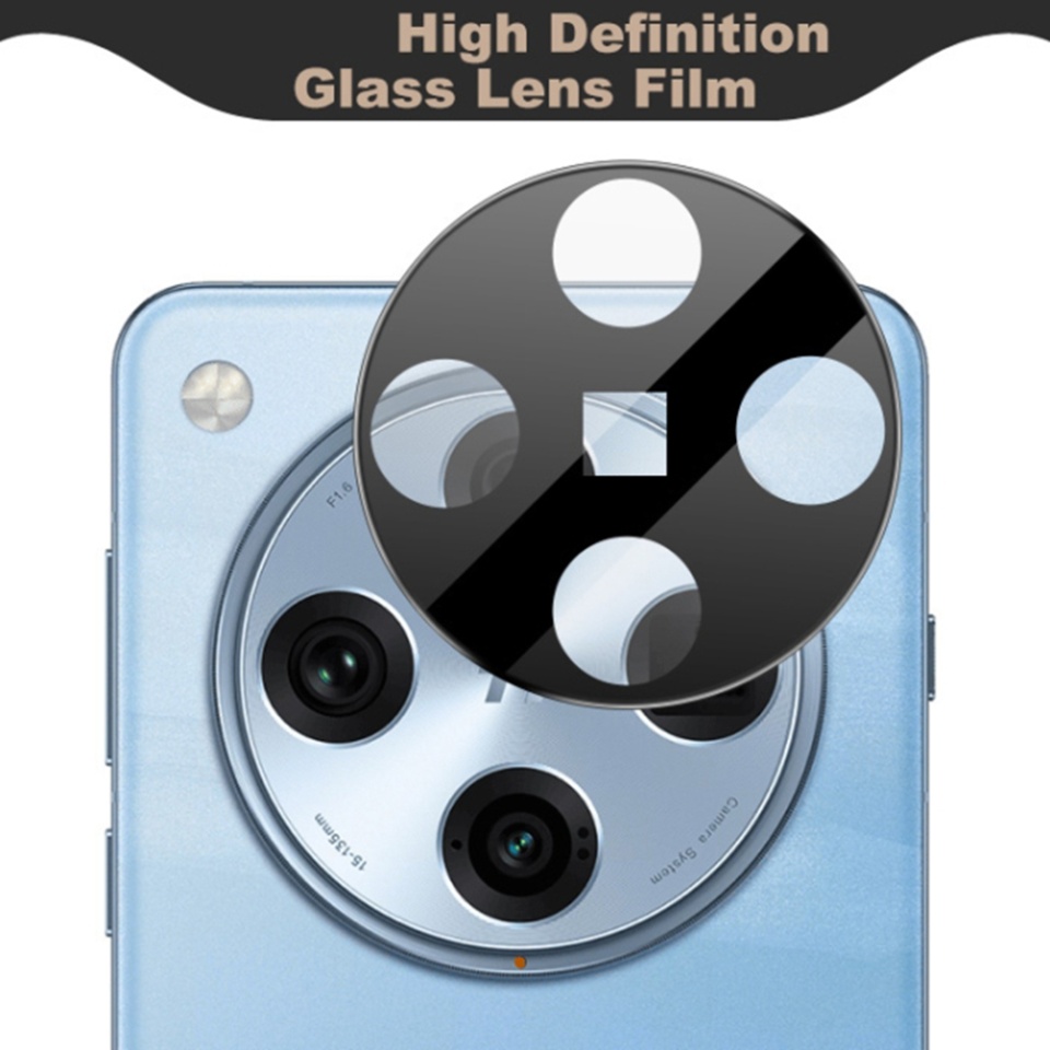 Folie camera pentru Oppo Find X8 Pro, SKYDDAR INNOVATION, Camera Glass Negru, set cu sticker - 2 | YEO