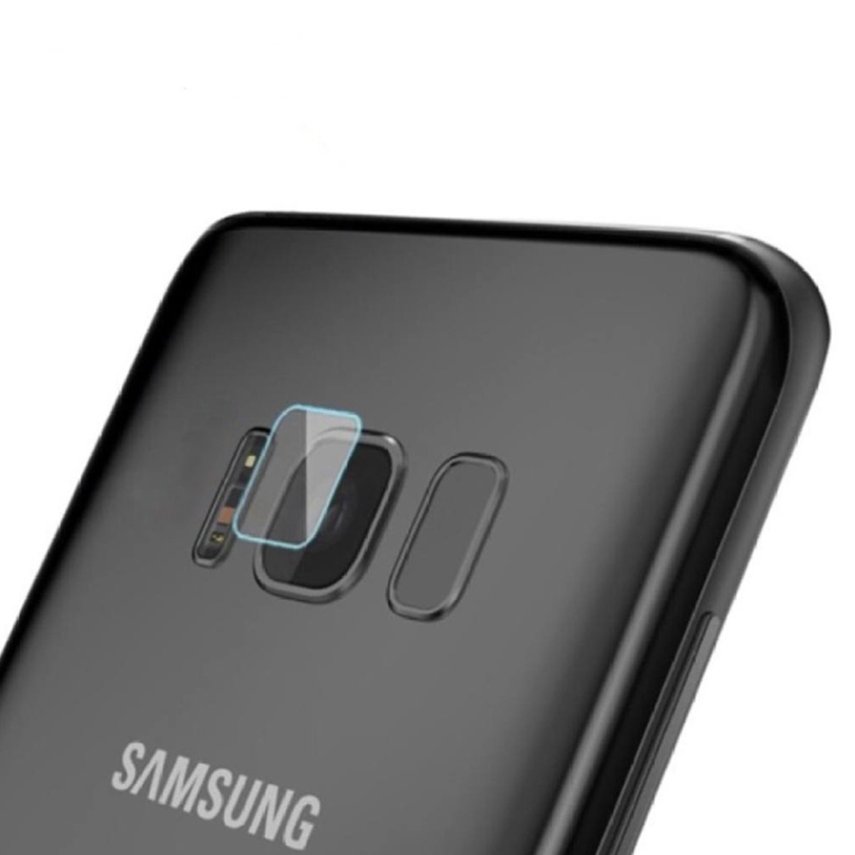 Folie camera pentru Samsung Galaxy S8, SKYDDAR INNOVATION, Camera Glass Transparenta, set cu sticker