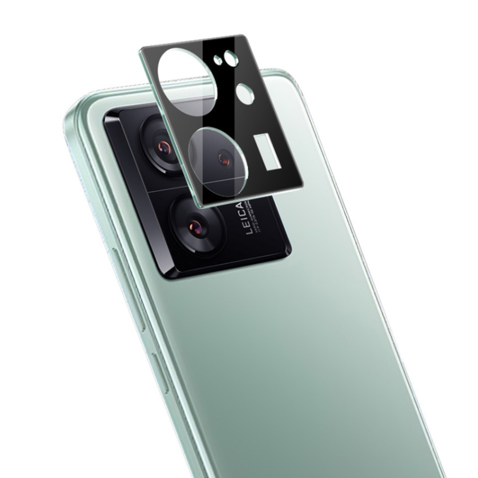 Folie camera pentru Xiaomi 13T / 13T Pro, SKYDDAR INNOVATION, Camera Glass Negru, set cu sticker