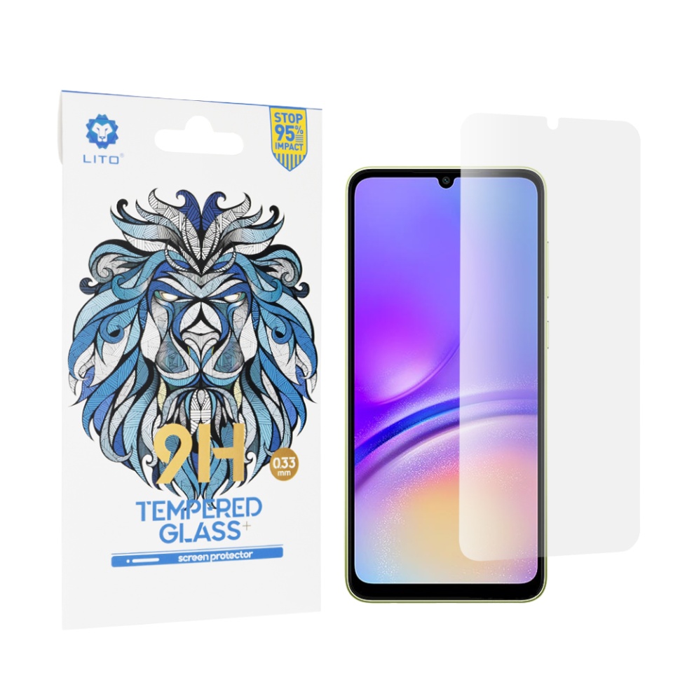 Folie de Sticla Samsung Galaxy A05 / Galaxy A05s, Claritate Maxima, Lito, 2.5D Classic Glass 9H, Transparent