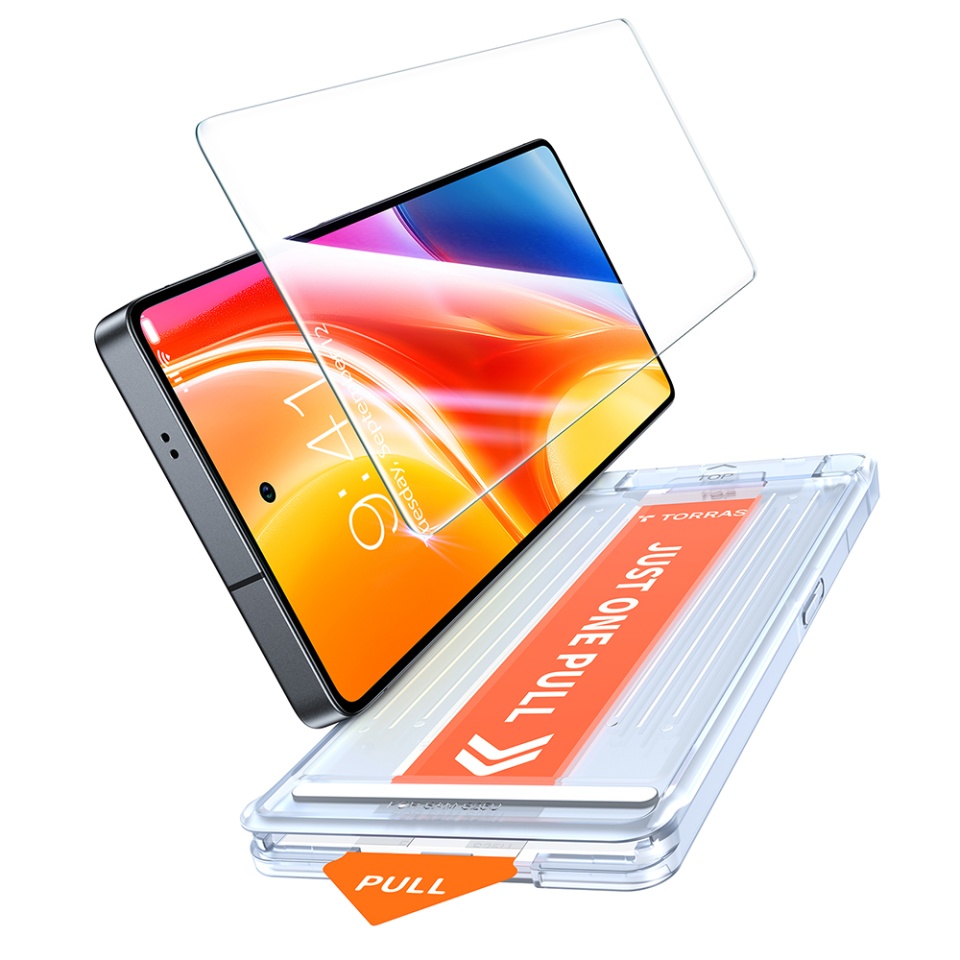 Folie de Sticla Samsung Galaxy S25 Ultra, Torras, GlassGo Install Master, Transparent