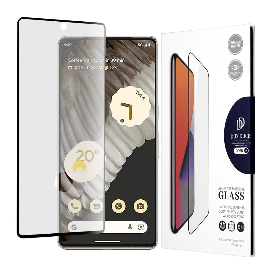 Folie Google Pixel 7 Pro din sticla securizata, Dux Ducis - Negru;transparenta