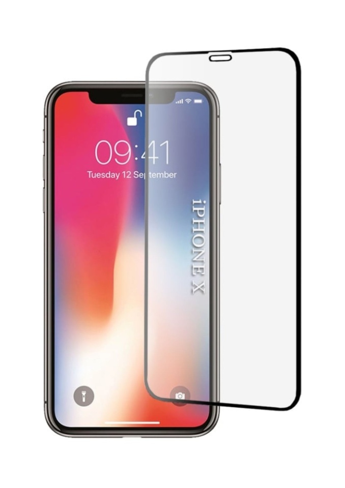 Folie pentru iPhone 11 Pro / X, iPhone 10 / XS, SKYDDAR INNOVATION, ESD Glass Anti Static, Ultra HD, set cu sticker, Transparent