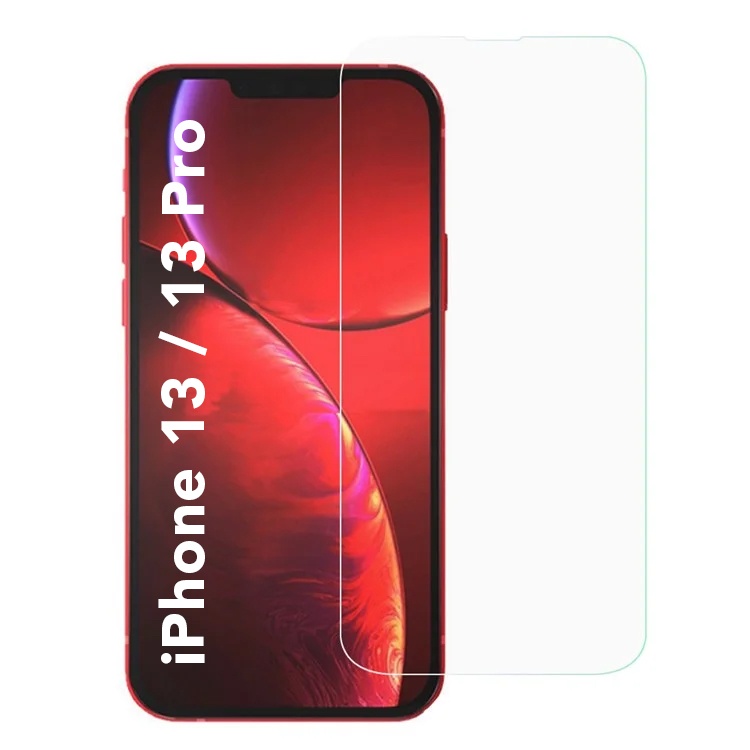 Folie pentru iPhone 13 / iPhone 13 Pro / iPhone 14 din Sticla Securizata, Protectie 9H, 0.3mm, SKDR Clear Vision - Transparent
