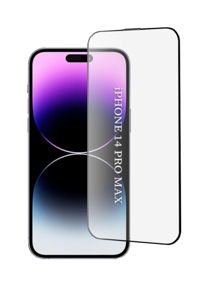 Folie pentru iPhone 14 Pro Max, SKYDDAR INNOVATION, ESD Glass Anti Static, Ultra HD, set cu sticker, Transparent