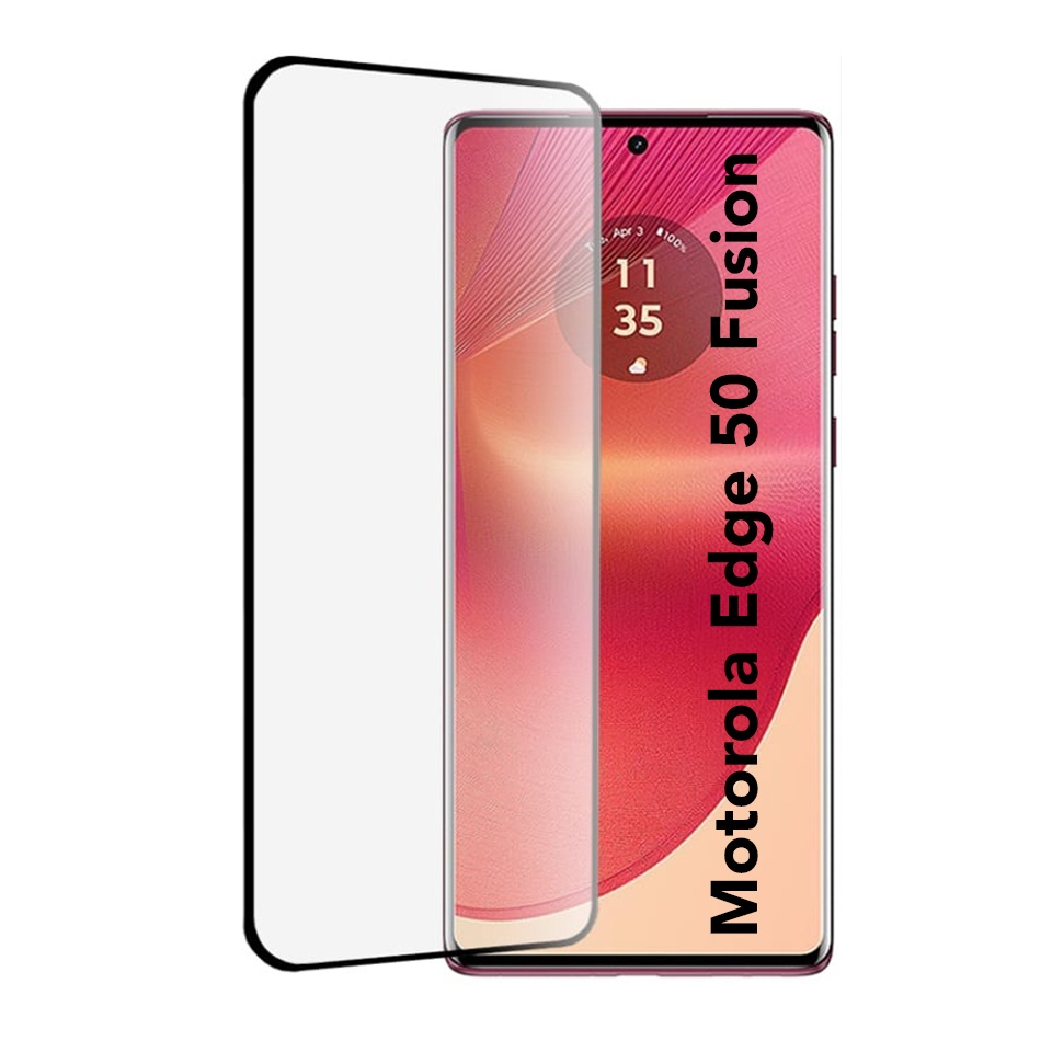 Folie pentru Motorola Edge 50 Fusion, Sticla Securizata, Ultra HD, Protectie 9H, Montare Simplă, SKYDDAR 111D - Transparent