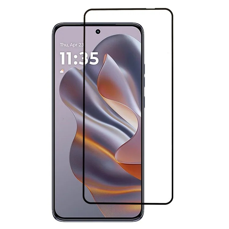 Folie pentru Motorola Edge 50 Neo, Sticla Securizata, 6D Pro Glass cu sticker - Transparent