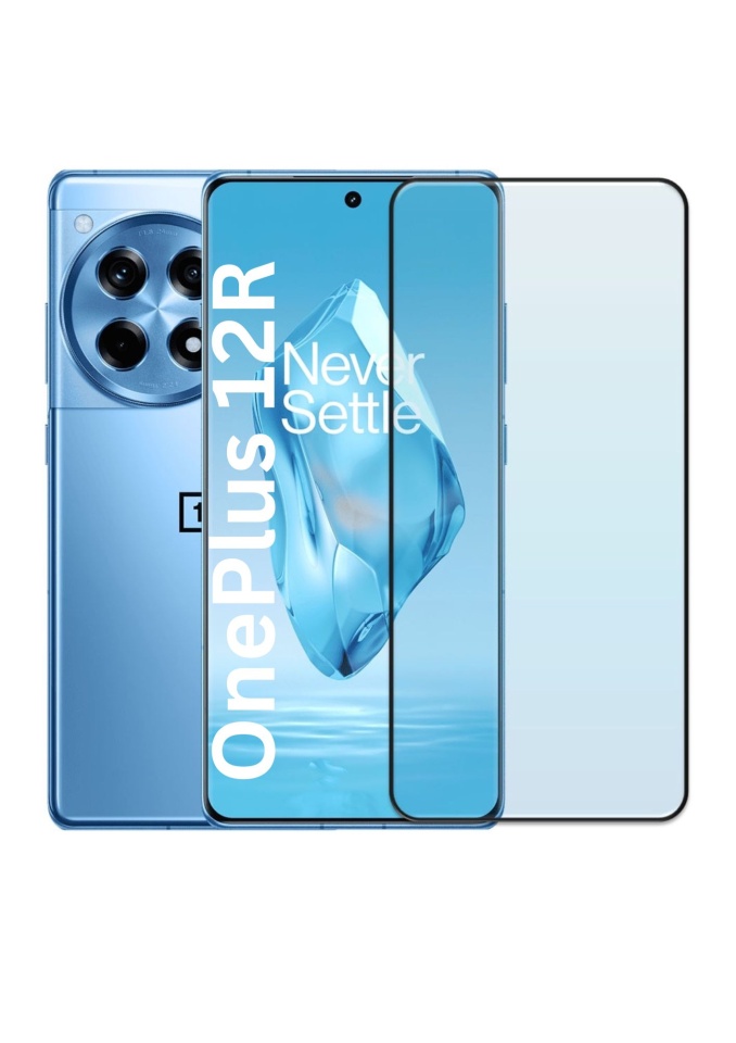 Folie pentru OnePlus 12R, SKYDDAR INNOVATION, Sticla Securizata, Ultra HD, Protectie 111D, Montare Simplă, Transparent, set cu sticker