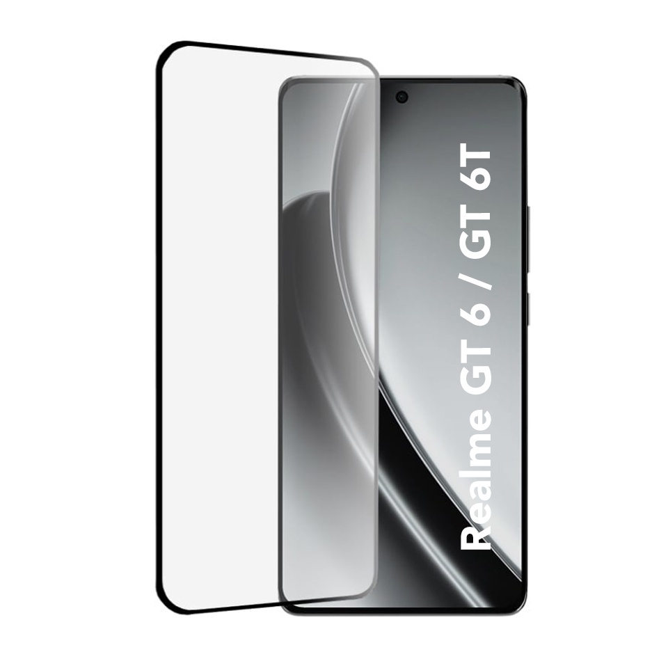 Folie pentru Realme GT 6 / GT 6T, Sticla Securizata, Ultra HD, Protectie 9H, Montare Simplă, SKYDDAR 111D - Transparent