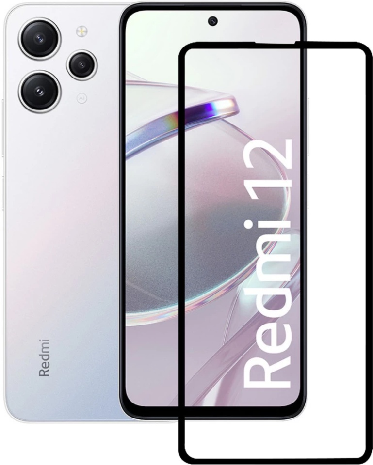 Folie pentru Xiaomi Redmi 12 4G / 12 5G, Sticla Securizata, Ultra HD, Protectie 9H, Montare Simplă, SKYDDAR 111D - Transparent