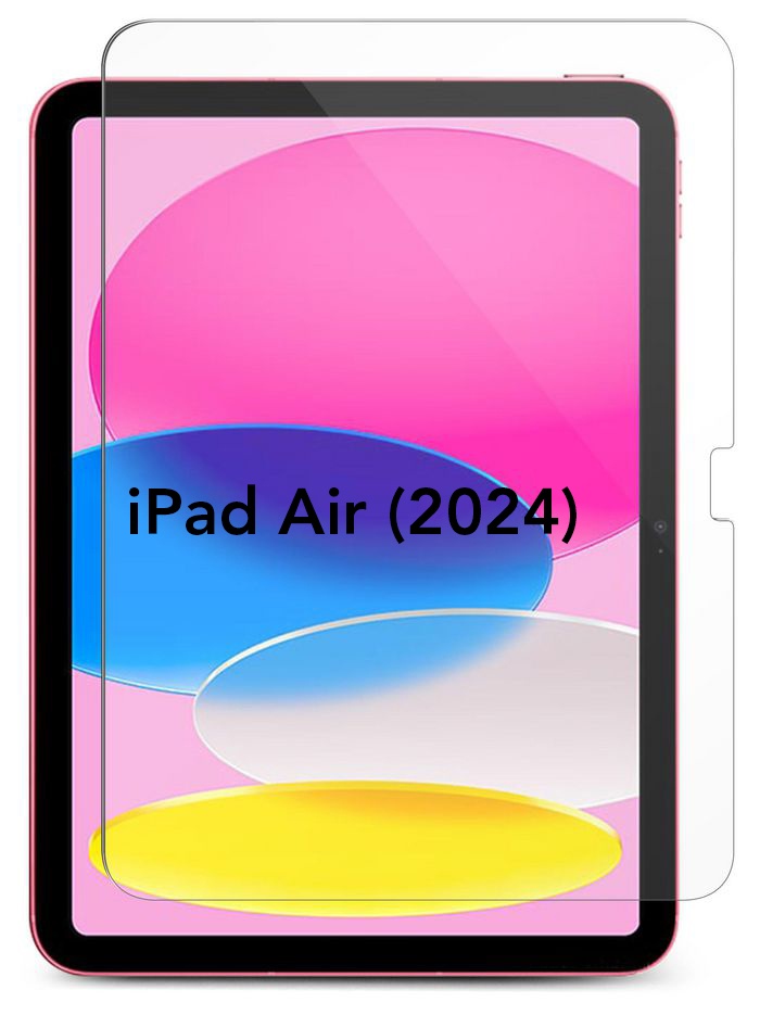 Folie sticla pentru iPad Air (2024), Claritate si Protectie Maxima, 0.33mm, Strat Oleofobic Anti-Amprenta, SKDR 3D Tab Glass - Negru