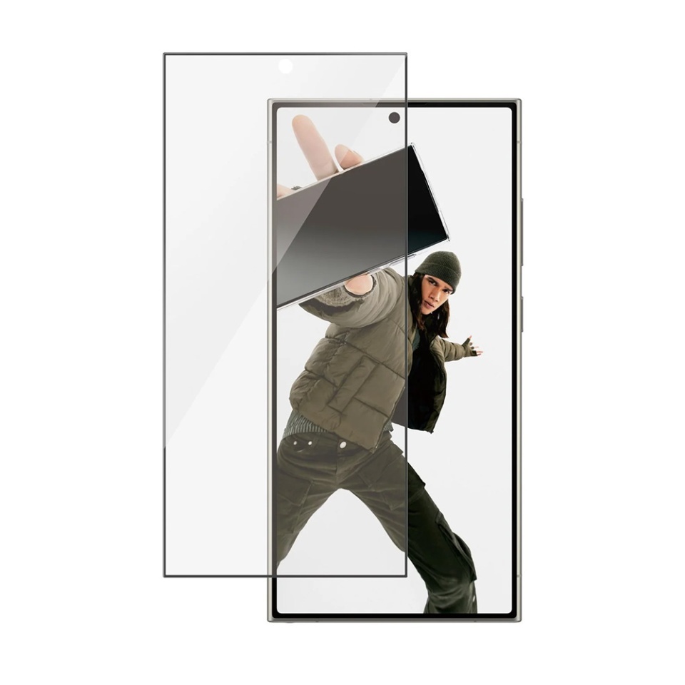 Folie Sticla pentru Samsung Galaxy S24 Ultra, Ultra-Wide Fit w. EasyAligner, PanzerGlass, Anti-Soc si Anti-Bule, Transparent - 1 | YEO