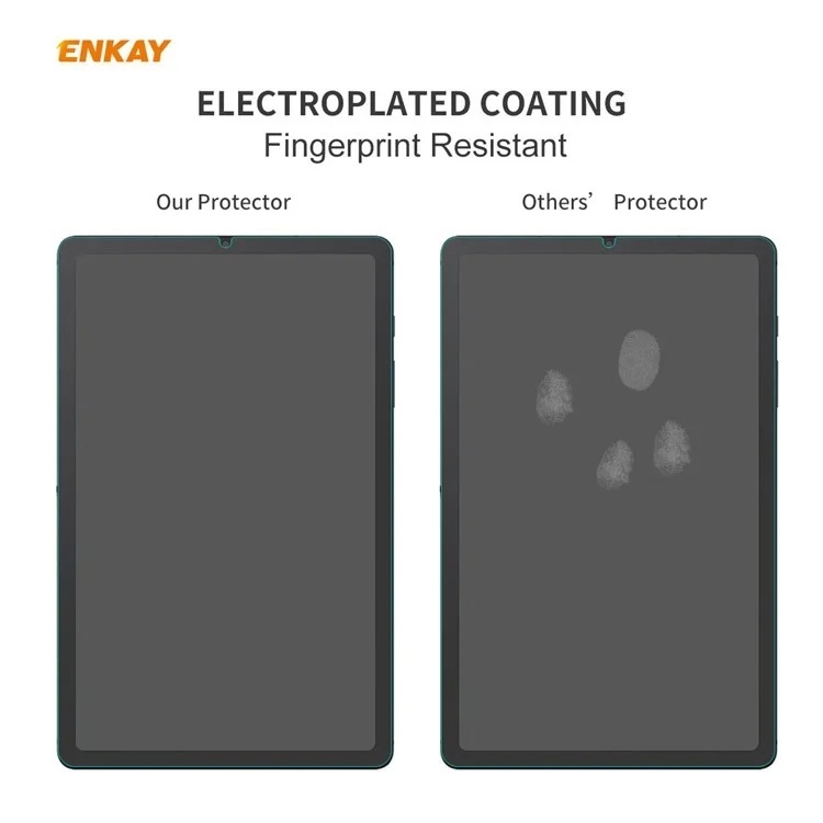 Folie sticla pentru Samsung Galaxy Tab S6 Lite, Claritate si Protectie Maxima, 0.33mm, Strat Oleofobic Anti-Amprenta, BlueStar Tab Glass - Negru - 1 | YEO