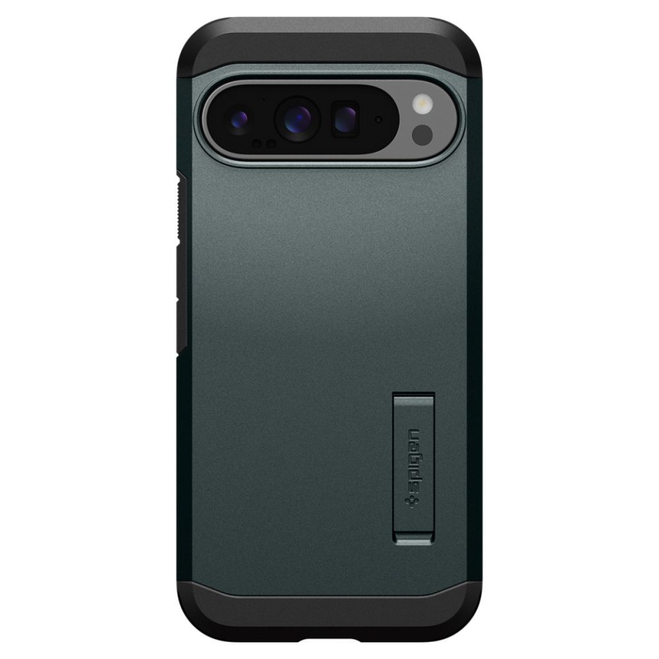 Husa Antisoc Google Pixel 9 Pro XL, Spigen Tough Armor - Verde - 1 | YEO