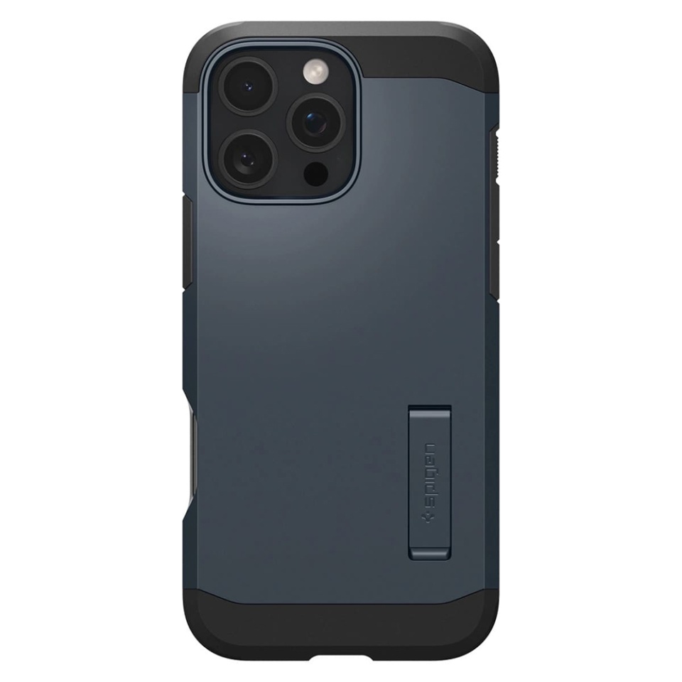 Husa Antisoc iPhone 16 Pro Max, Spigen Tough Armor - Albastru - 3 | YEO