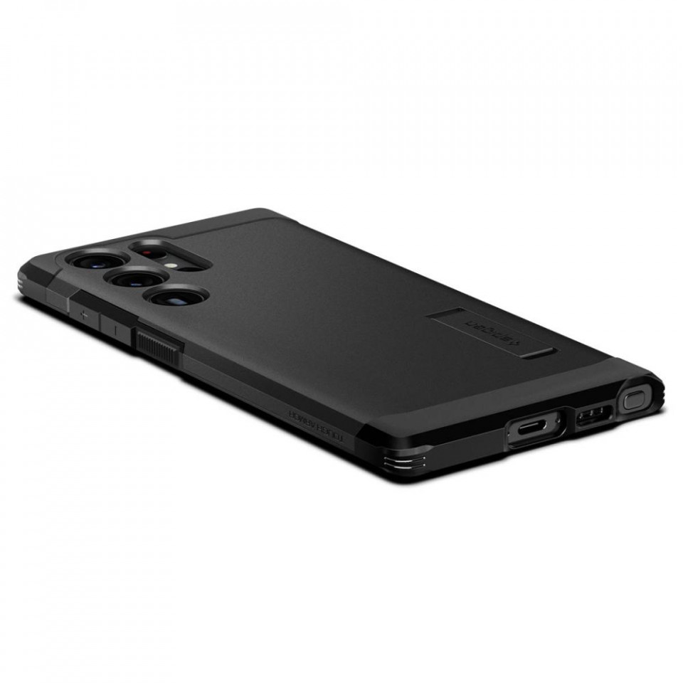 Husa Antisoc Samsung Galaxy S23 Ultra, Spigen Tough Armor - negru - 6