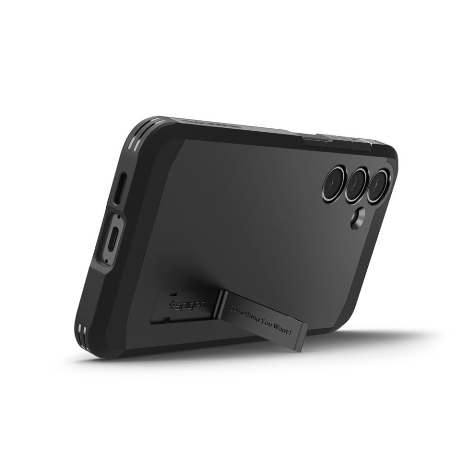 Husa Antisoc Samsung Galaxy S24 FE, Spigen Tough Armor - Negru - 2 | YEO