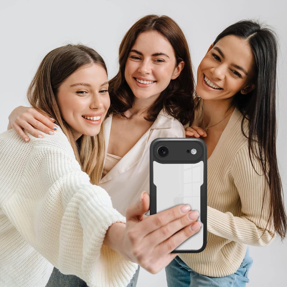 Husa + Folie pentru iPhone Air, SKYDDAR INNOVATION, [Pachet 360°] ColorVerse, set cu sticker, Albastru - 3 | YEO