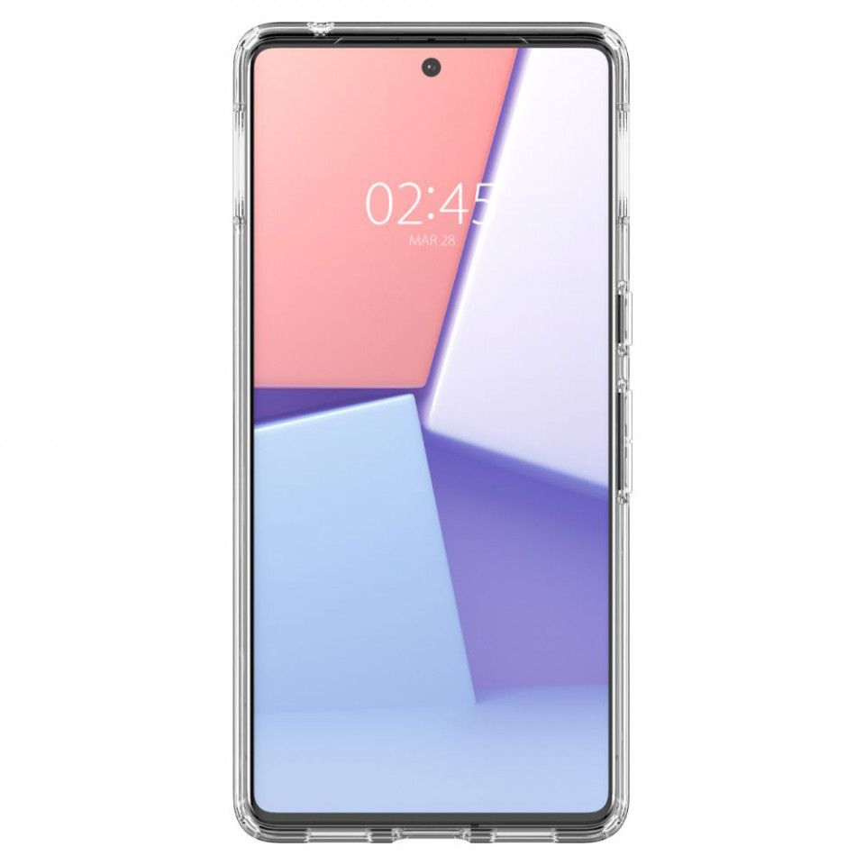 Husa Google Pixel 7 Pro, Spigen Ultra Hybrid - Crystal Clear - 1 | YEO