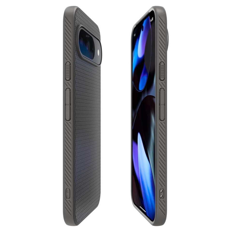 Husa Google Pixel 9 Pro XL flexibila, Spigen Liquid Air - Cenusiu - 3 | YEO