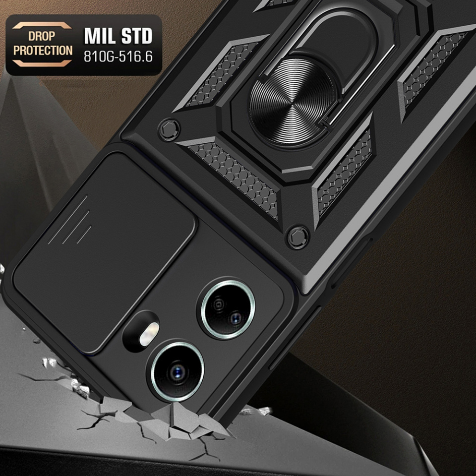 Husa Huawei nova 11 SE / nova 12 SE cu inel magnetic si protectie camera Skyddar CamShield - Mint - 2 | YEO