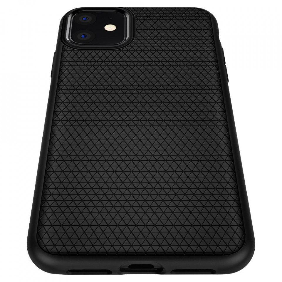 Husa iPhone 11, Liquid Air Spigen - Negru - 7