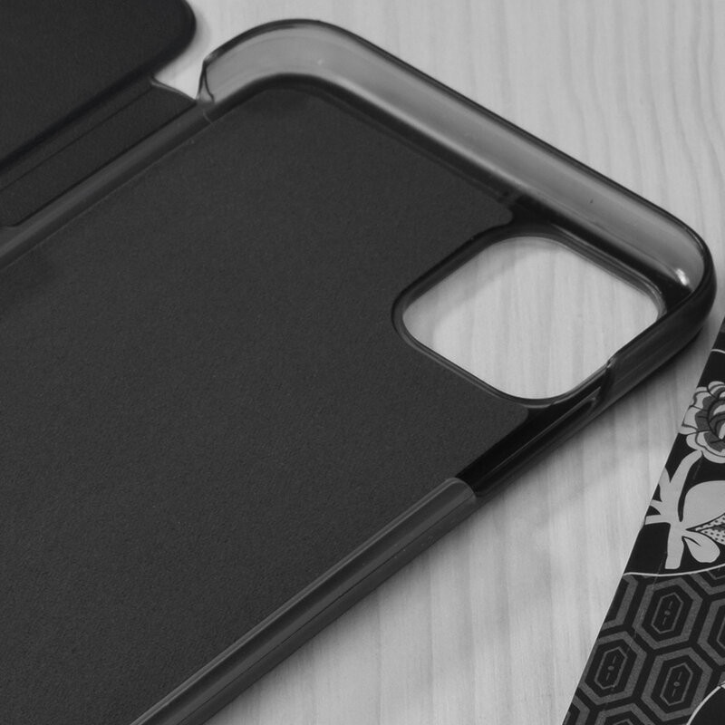 Husa iPhone 11 Pro Max tip carte, Techsuit eFold - Negru - 3 | YEO