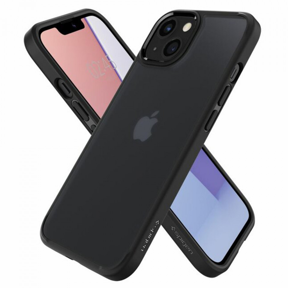 Husa iPhone 13, Ultra Hybrid Spigen - Frost Black