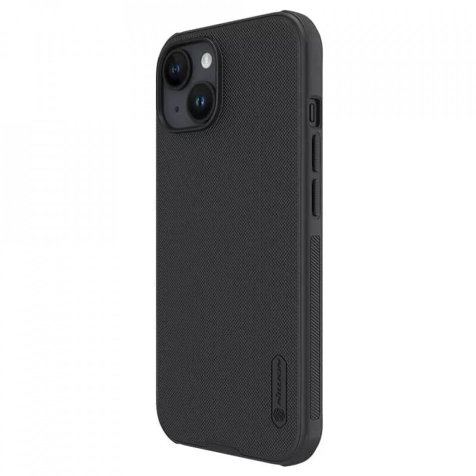 Husa iPhone 15 Plus, Nillkin Super Frosted Shield Pro - Negru - 3 | YEO