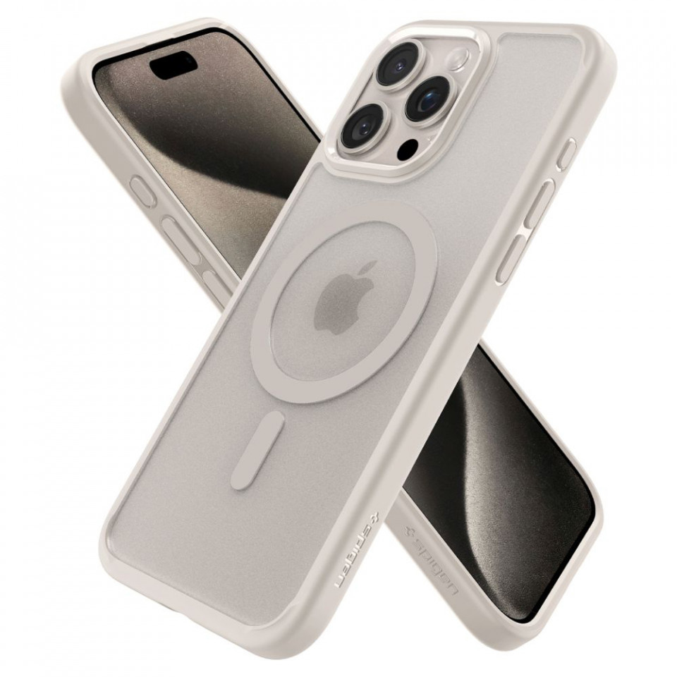 Husa iPhone 15 Pro, Ultra Hybrid Spigen - Natural - 4 | YEO