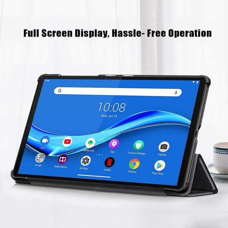 Husa Lenovo Tab M10 PLUS FHD (TB-X606F), Techsuit FoldPro - Negru - 3 | YEO