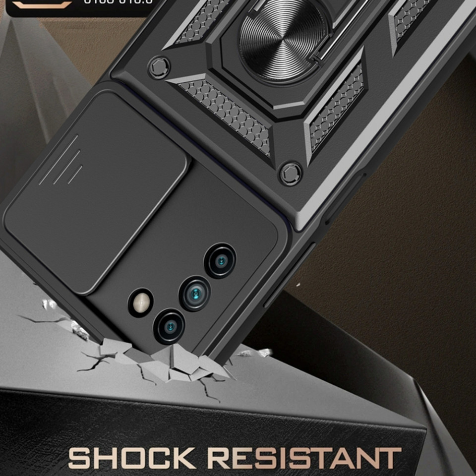 Husa Nokia G22 cu inel magnetic, Techsuit CamShield - Negru - 2 | YEO