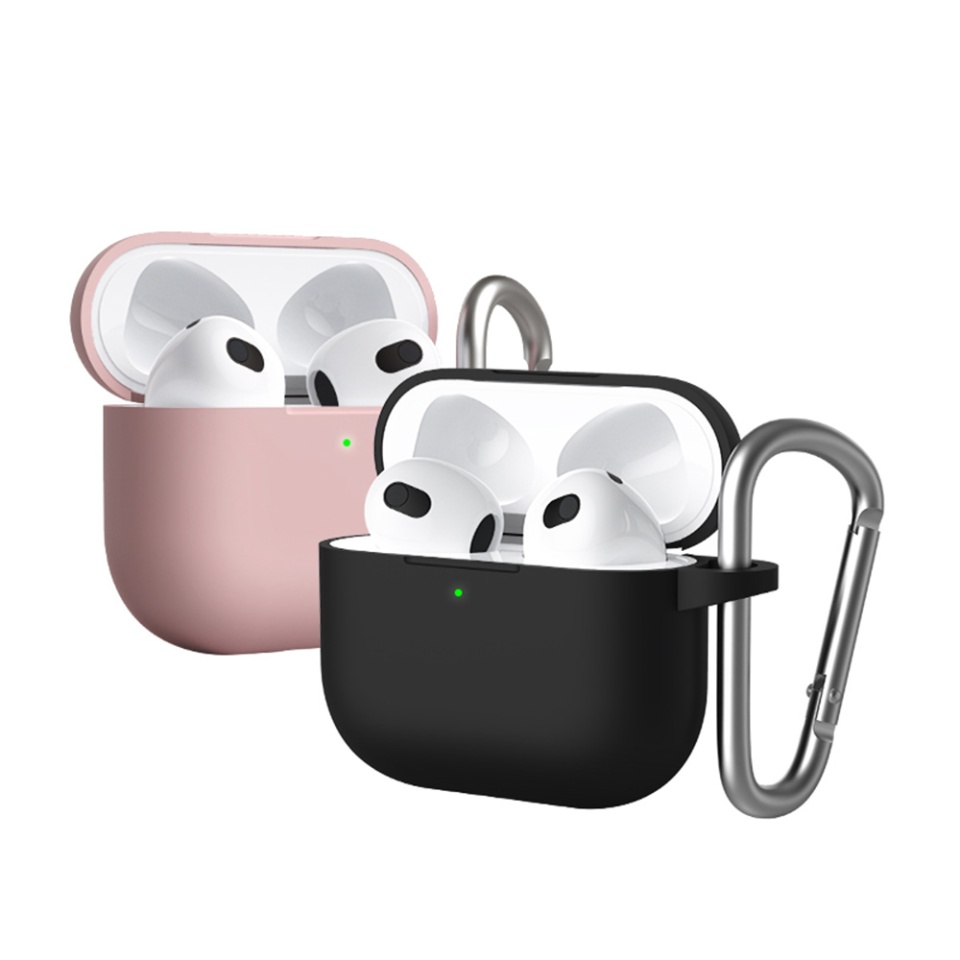 Husa pentru AirPods 3 din silicon moale, Blueo Liquid Silicone, Albastru - 1 | YEO