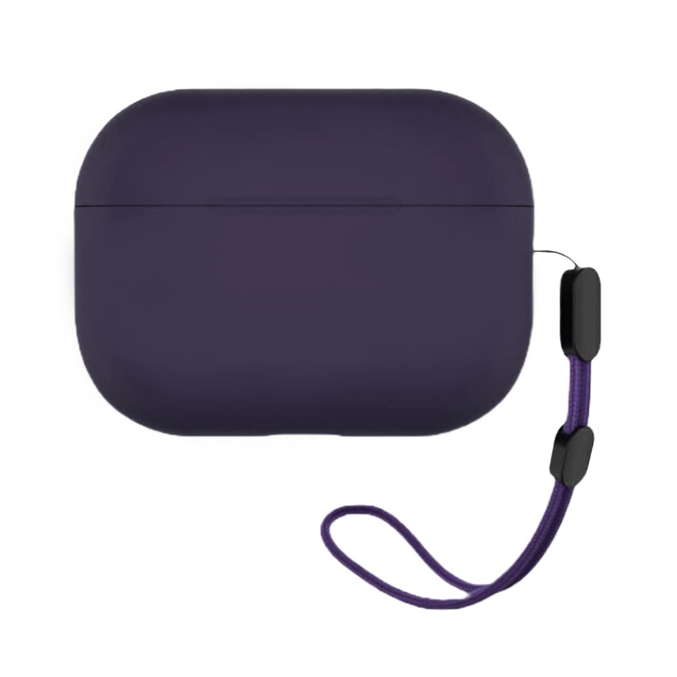 Husa pentru AirPods Pro 2 din silicon moale, Blueo Liquid Silicone, Bleu