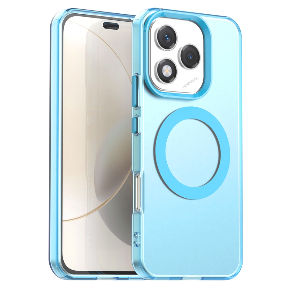 Husa pentru Google Pixel 10 Pro XL, SKYDDAR INOVATION, CandyCase, Magsafe, set cu sticker, Albastru