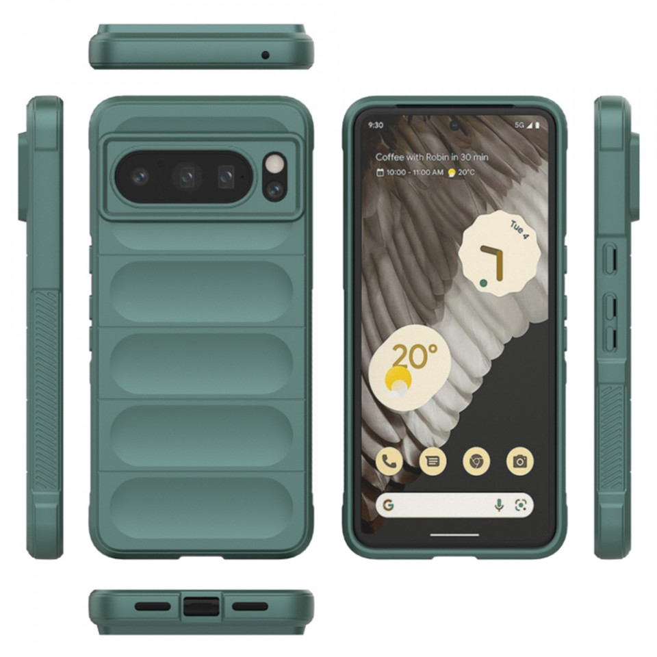 Husa pentru Google Pixel 8 Pro eleganta, din silicon mat, SKDR Vogue - Negru - 1 | YEO